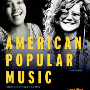American Popular Music From Minstrelsy to MP3 5th Edition